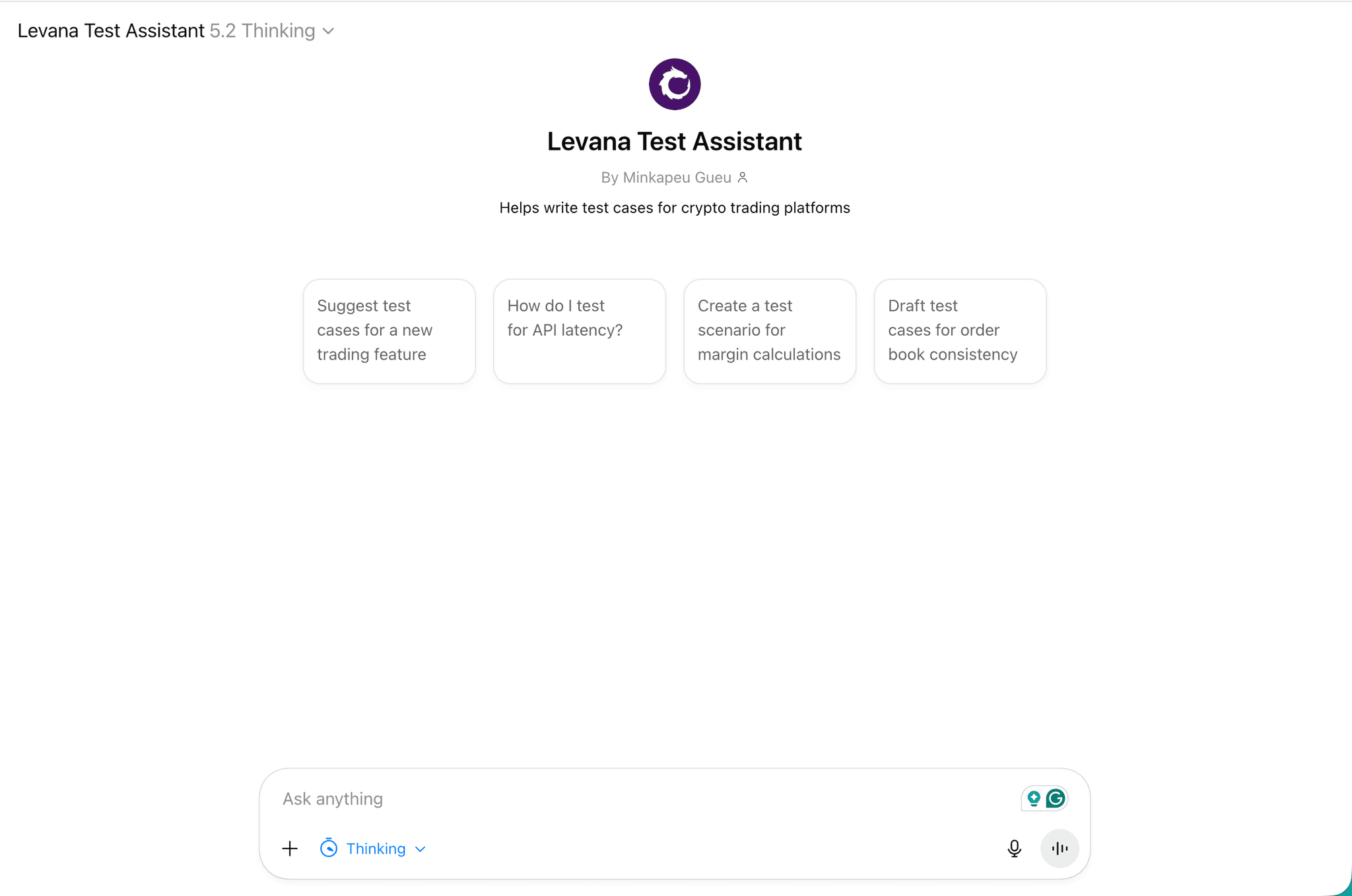 Levana Test Assistant
